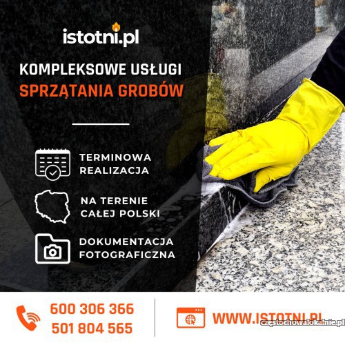 istotni.pl - kompleksowe sprzątanie grobów Częstochowa