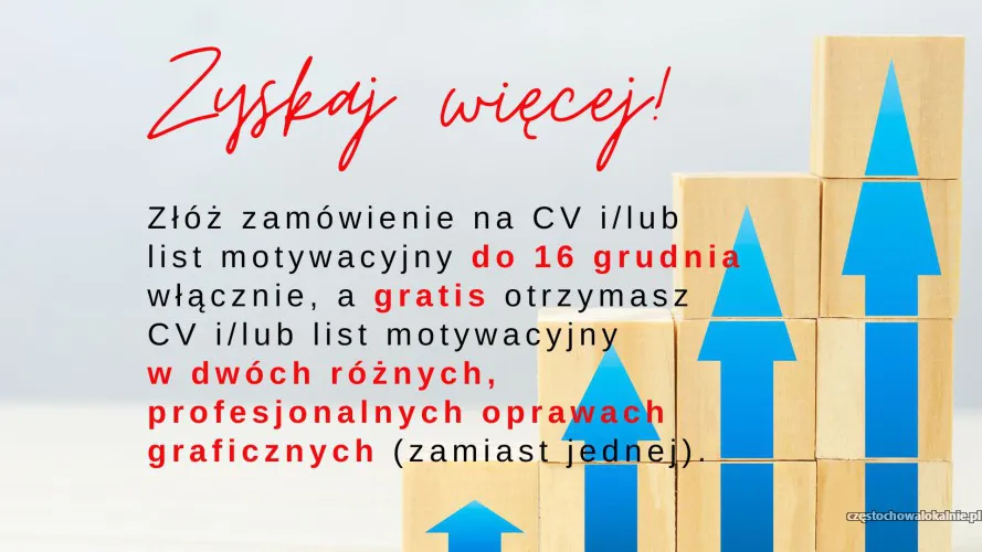 Pisanie CV i LM / 24-48 h /cała Polska/ 89 zł / extra bonus