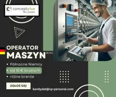 Operator maszyn (k/m) różne branże Operator maszyn (k/m) różne branże