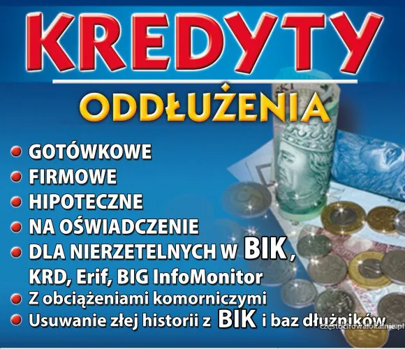 KREDYTY, POŻYCZKI, CHWILÓWKI !!!