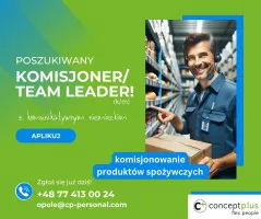 Komisjoner/Pracownik magazynu Team leader (k/m) Praca w Niemczech Komisjoner/Pracownik magazynu Team leader (k/m) Praca w Niemczech