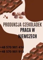 Produkcja czekoladek, Niemcy, Erfurt Produkcja czekoladek, Niemcy, Erfurt