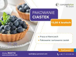 Pracownik produkcji (k/m) pakowanie ciastek Niemcy Pracownik produkcji (k/m) pakowanie ciastek Niemcy