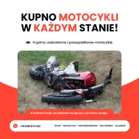 SKUP POWYPADKOWYCH MOTOCYKLI PO WYPADKU ROZBITYCH USZKODZONYCH SKUP POWYPADKOWYCH MOTOCYKLI PO WYPADKU ROZBITYCH USZKODZONYCH