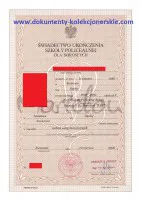 Świadectwo z wpisem , matura z wpisem Świadectwo z wpisem , matura z wpisem