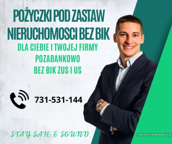 POZABANKOWA  POŻYCZKA POD HIPOTEKE BEZ BIK NAWET NA 100 MSC