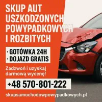 Skup aut powypadkowych Częstochowa /Śląskie, auto rozbite skup Skup aut powypadkowych Częstochowa /Śląskie, auto rozbite skup