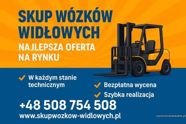 Kupię wózek widłowy używany Częstochowa /Cały Śląsk/ Darmowy obiór