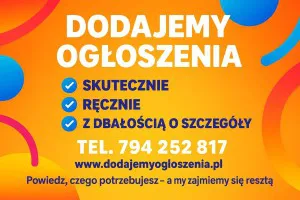 Publikacja ogłoszeń - lokalnie, ogólnopolsko, nawet do 800 serwisów Publikacja ogłoszeń - lokalnie, ogólnopolsko, nawet do 800 serwisów